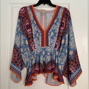 Flying Tomato Retro Print Top